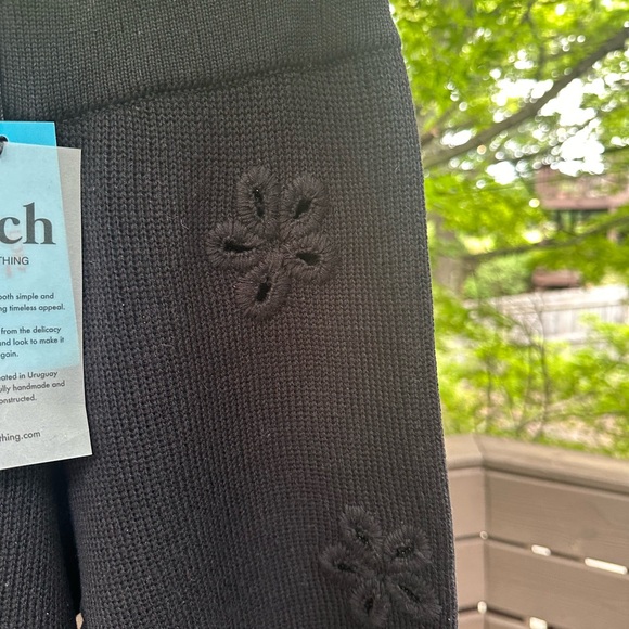 Tach Clothing Lila Pant Knit Floral Cut Outs - Picture 13 of 15